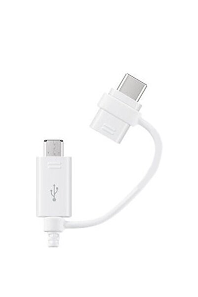 Samsung Combo Cable (Type C + Micro USB) 1.5m Λευκό