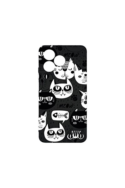 bestcase ¬Æ Husa Premium Silicon, Compatibila Cu Xiaomi Redmi 13, Cool Cats, ...