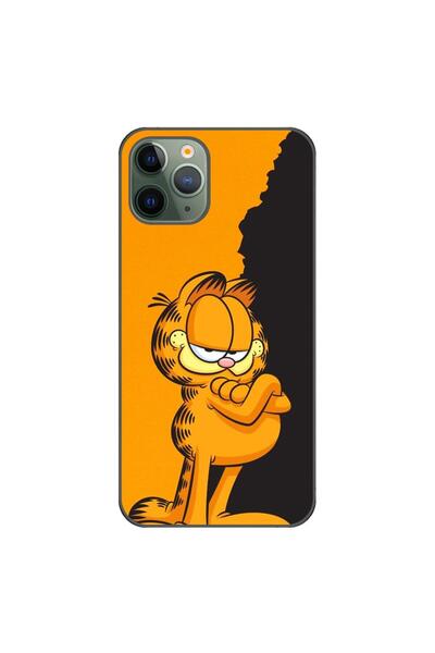 OEM Husa compatibila cu Apple iPhone 11 Pro Max Silicon Gel Tpu Model Garfiel...