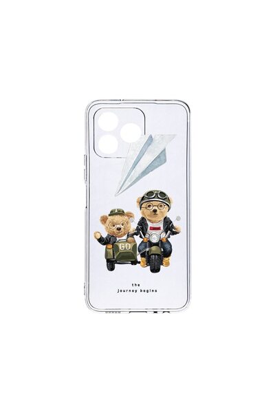bestcase Husă transparentă din silicon de 2MM, compatibilă cu Xiaomi Redmi 13...
