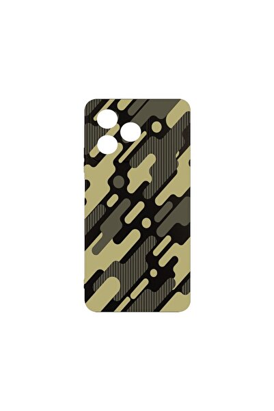 bestcase Husa pentru OPPO A40, BestCase¬Æ Slim SIlicon, Green Camouflage, Pro...