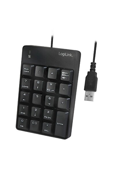 LogiLink Numeric Keypad Notebook Black