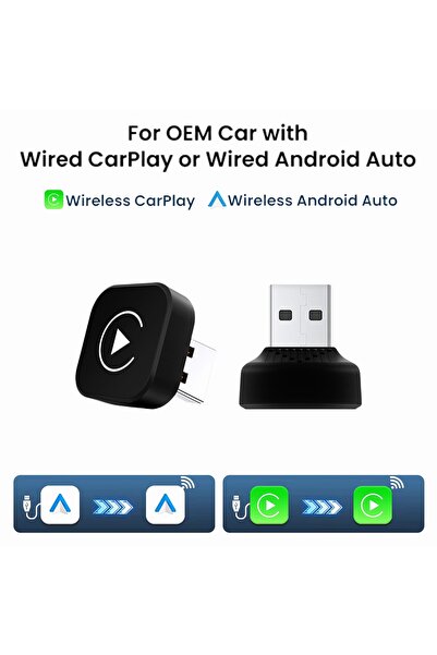 Choice1 365 days guarantee black Smallest LEXXSON Wireless CarPlay Adapter MI...