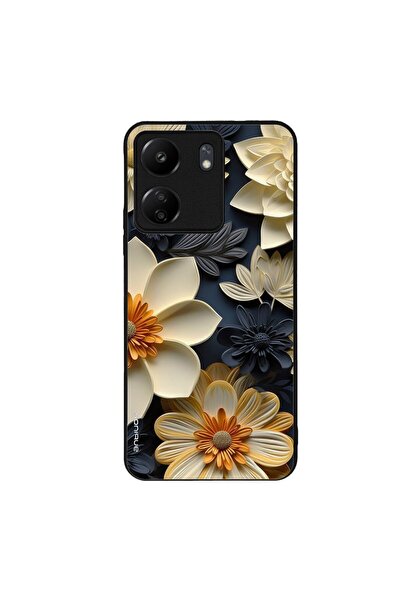 Sonique Θήκη 3D Flower Series για Xiaomi Redmi 13C 4G / Poco C65 4G Εκρού