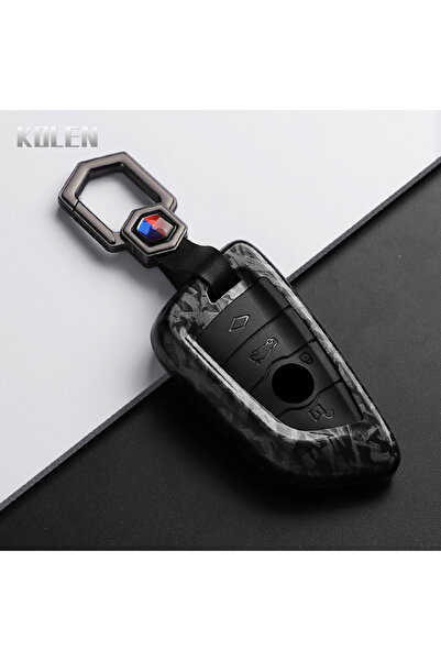 choice2 F-Carbon Set 2 ABS Carbon Fiber Style Car Key Case Cover For BMW X1 X...