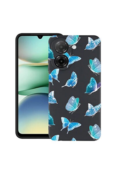 bestcase Husă subțire din silicon pentru Xiaomi Redmi A5, Model fluture, 2030...