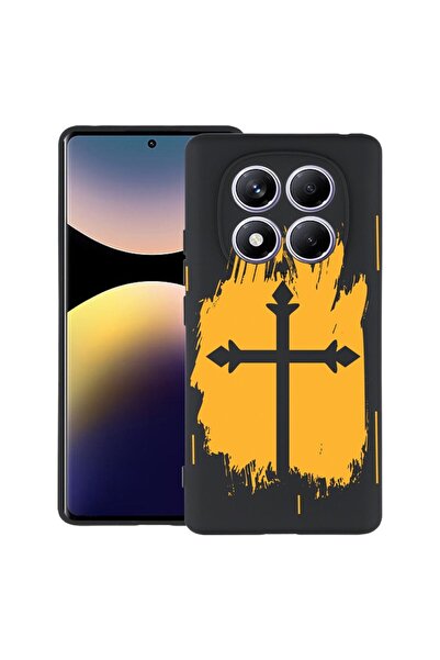 bestcase Θήκη για Xiaomi Redmi Note 14 Pro 4G, Σχέδιο Σταυρός, Λεπτή Σιλικόνη...