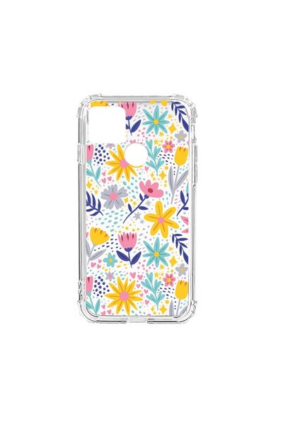bestcase Husa Anti Shock Silicon Compatibila cu Xiaomi Redmi 9C, Little Flowe...
