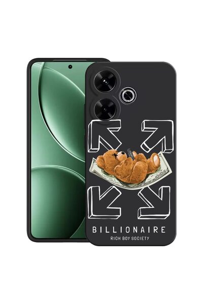 bestcase Θήκη για Xiaomi Redmi 13x με Σχέδιο Billionaire Bear, TPU Ματ Εξαιρε...