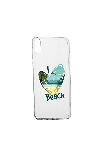 bestcase Θήκη σιλικόνης συμβατή με Xiaomi Redmi 9AT, Λατρεύω την παραλία, ανθ...