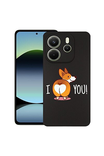 bestcase Θήκη για Xiaomi Redmi Note 14, Χαριτωμένο Emoji σκυλάκι, Λεπτή σιλικ...