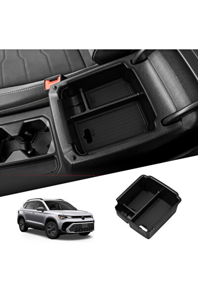 Choice VW-BOX for Volkswagen VW Taos 2022-2025 Auto Center Armrest Storage Bo...