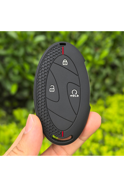 Choice Black Silicone Car Remote Key Case Cap Cover Shell Keychian Fob Holder...