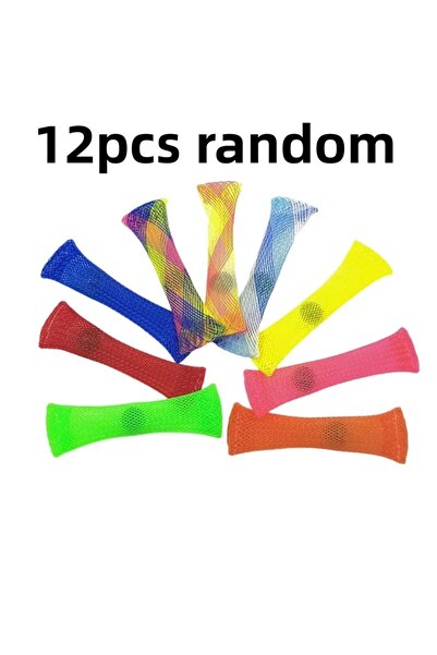 Choice 12pcs random 6/12pcs Marble Mesh Fidget Toys Children's Stress Relievi...