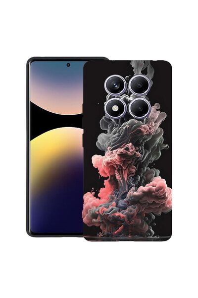 bestcase Калъф за Xiaomi Redmi Note 14 Pro 4G, Течни цветове, Тънък силиконов...