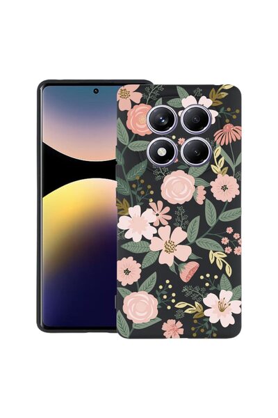 bestcase Υπέρλεπτη Θήκη TPU για Xiaomi Redmi Note 14 Pro 5G, Φλοράλ Σχέδιο, Π...
