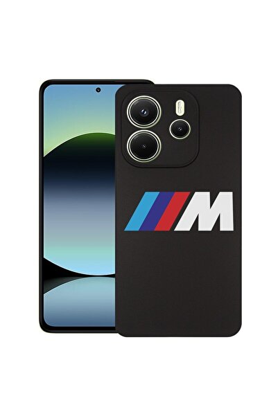 bestcase Калъф за Xiaomi Redmi Note 14, BMW M Power, Тънък силиконов 0.8ММ, У...
