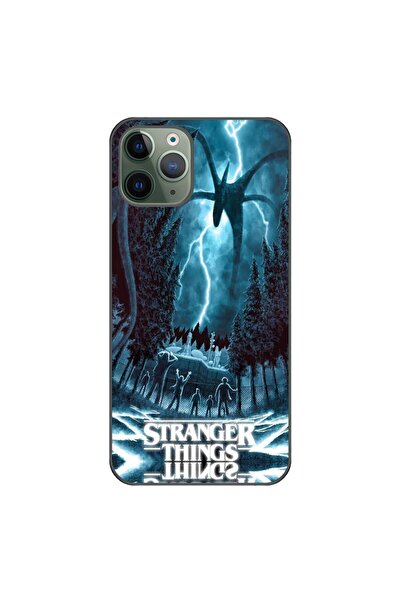 OEM Husa compatibila cu Apple iPhone 11 Pro Max Silicon Gel Tpu Model Strange...
