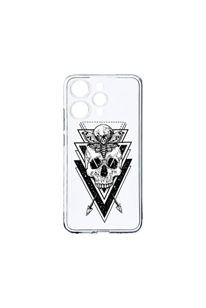 bestcase Прозрачен силиконов калъф 2ММ, съвместим с Xiaomi Redmi 12 4G, с диз...