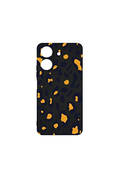 bestcase Λεπτή Θήκη Σιλικόνης 0.8MM, Συμβατή με Xiaomi Redmi 13C, Μοτίβο Λεοπ...