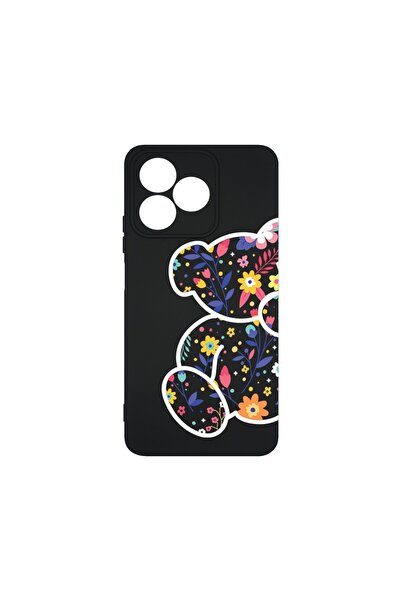 bestcase ¬Æ Husa Premium Silicon, Compatibila Cu Xiaomi Redmi 13, Flower Tedd...
