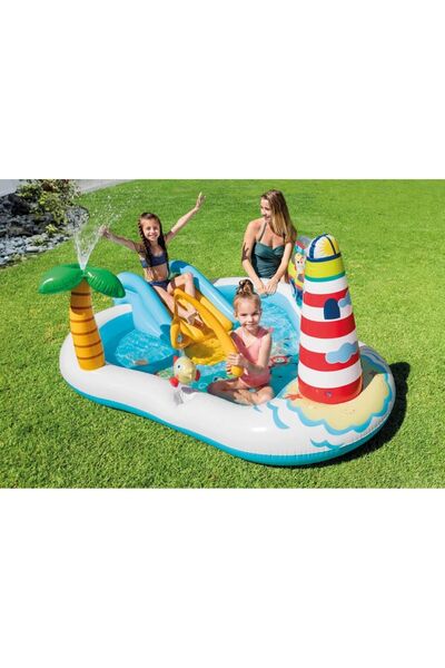 Intex INTEX children's pool with slide, Fishing Fun Play Center