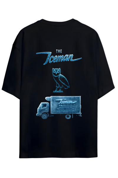 Grafftee Clothing تي شيرت دريك آيسمان بتصميم خاص مطبوع من القطن الفاخر للجنسين
