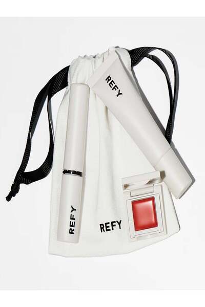 REFY Original Makeup Kit - Topaz Lip Gloss (Full Size 13ml), Mini Brow Sculpt...