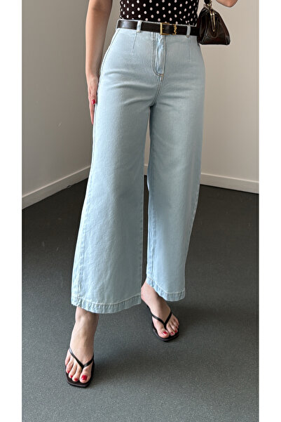 Narferita Divarius Yüksek Bel Culotte Jeans