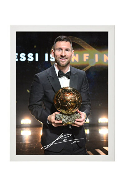 Boomah Accessories Lionel Messi Ballon d'Or Winner 8 Unlimited Autographed Po...