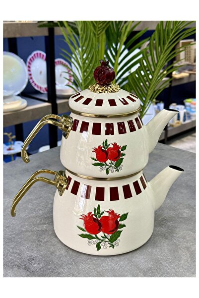 Doğudeko Nuances Enamel Teapot Set