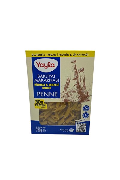 Yayla Kinoalı Sebzeli Nohutlu Penne Makarna 250 G.