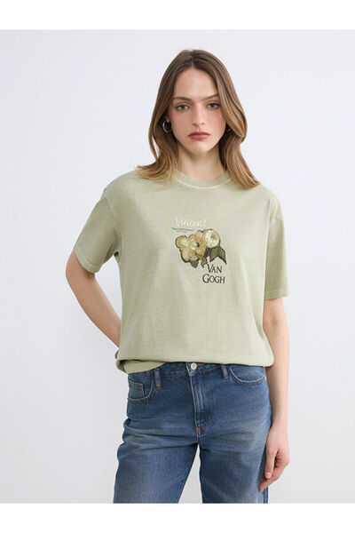 LC Waikiki I Zero Roba Yaka Van Gogh Printed Women's T-Shirt from Freezen Store