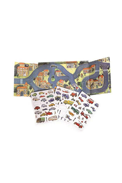 Egmont Toys Oraș cu mașini, Set magnetic