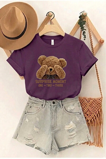 uyguntarz Unisex SURPRISE MOMENT Baskılı Tasarım Tshirt