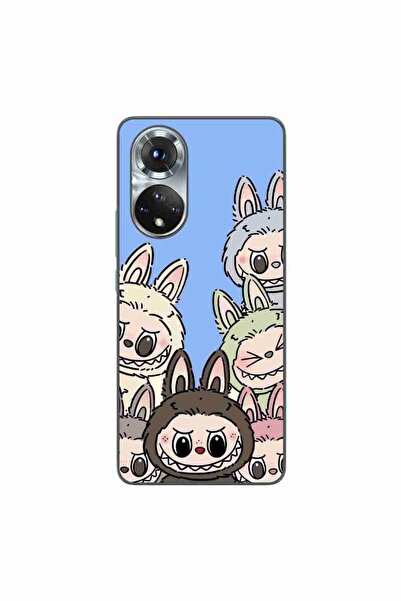 OEM Husa compatibila cu Honor 50 Silicon Gel Tpu Model Labubu Pattern Blue