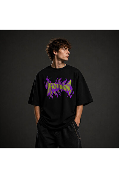 Nulivez Oversize Unisex Printed T-Shirt – Nevermind Graphic Printed Streetwea...