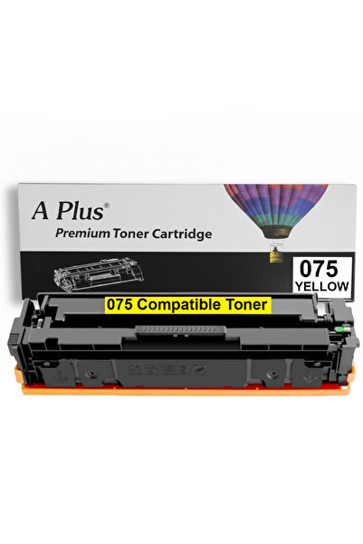 A PLUS 075 075H Yellow Toner Cartridge Compatible with Canon CRG-075, CRG-075...