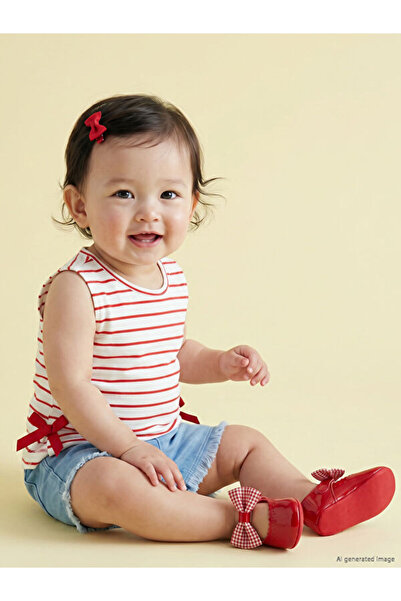 LC Waikiki Striped Baby Girl Shorts Set for Style Seekers from Uzg Store