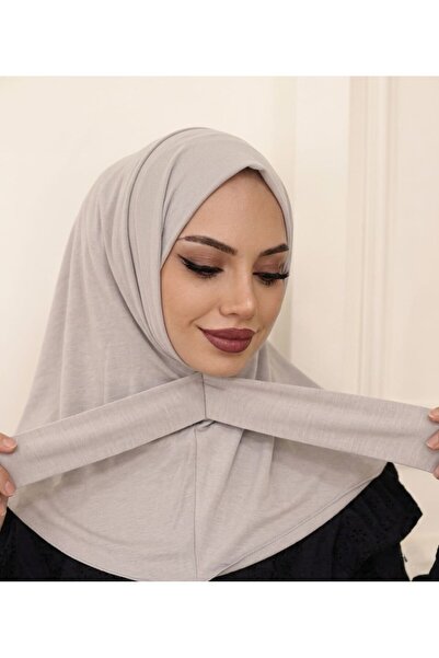 FRESCO SCARFS حجاب نسائي مسلم جاهز للارتداء بتصميم قبعة وربطة رأس وشال وشالات مزينة بالحجارة