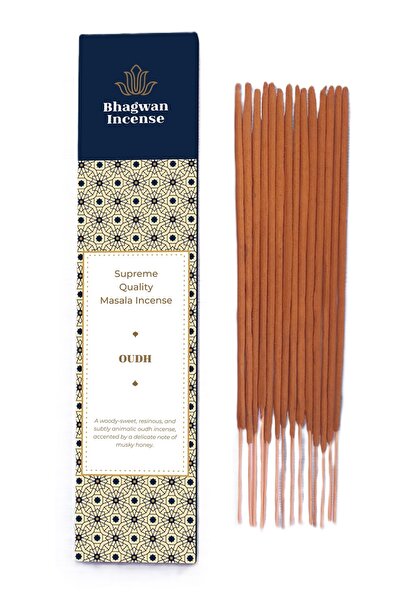 Bhagwan Incense Oudh - bețișoare parfumate masala naturale premium, 15g