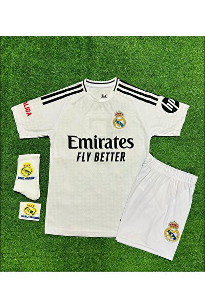 Maharet Real Madrid 2024/25 Sezonu Jude Bellingham İç Saha Çocuk Forması 4'lü...