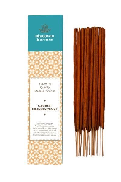 Bhagwan Incense Tămâie Sacră - bețișoare parfumate masala naturale premium, 15g
