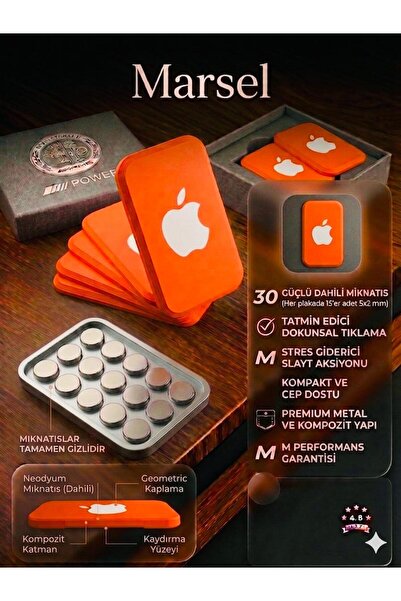 PeriYedi mıknatıslı stres giderici oyuncak 35x55 cm 30 mıknatıslı FluoSlide M...