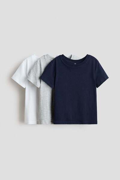 H&M 3-pack cotton T-shirts