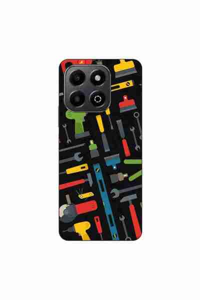 OEM Case compatible with Honor X6b Silicone Gel Tpu Model Tools Pattern