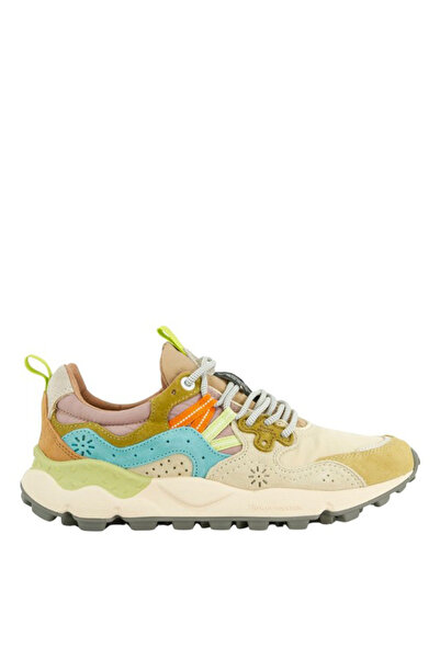 Flower Mountain Çok Renkli - Haki Kadın Deri Sneaker 2017817
