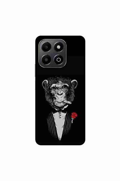 OEM Husa compatibila cu Honor X6b Silicon Gel Tpu Model Cigar Monkey