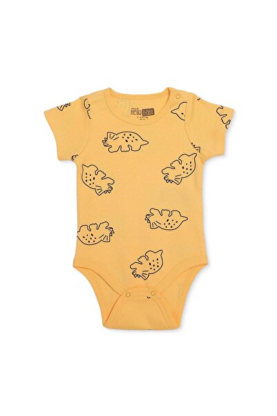 ebebek Hello Baby HelloBaby Erkek Bebek Body Hayvan Baskılı Çıtçıtlı Çıtçıtlı...