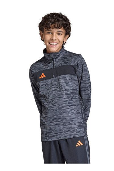 adidas Siyah Erkek Çocuk Desenli Sweatshirt KD3379 TIRO ES TOP Y